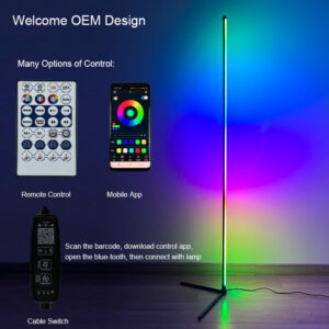 RGB Corner Floor Lamp -- Q4