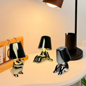 Gold Man Art Deco Night Lamp -- DL-29