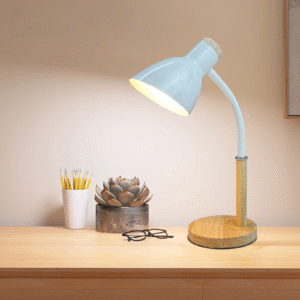 E27 Desk Lamp Wooden-- Y12E